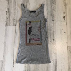 Breakfast at Tiffany’s tank top.